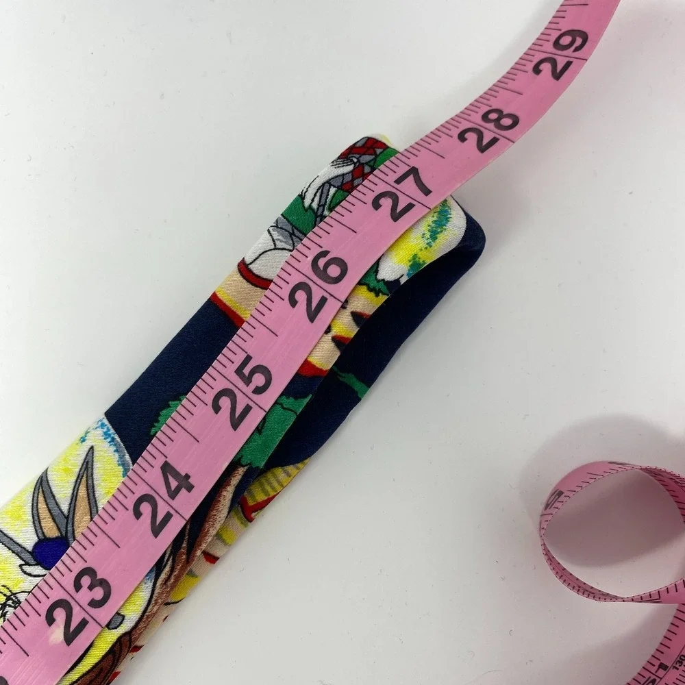 Vintage 1994 Looney Tunes Mania Tie‎ Men's Golf Necktie Tweety Taz Bugs Marvin